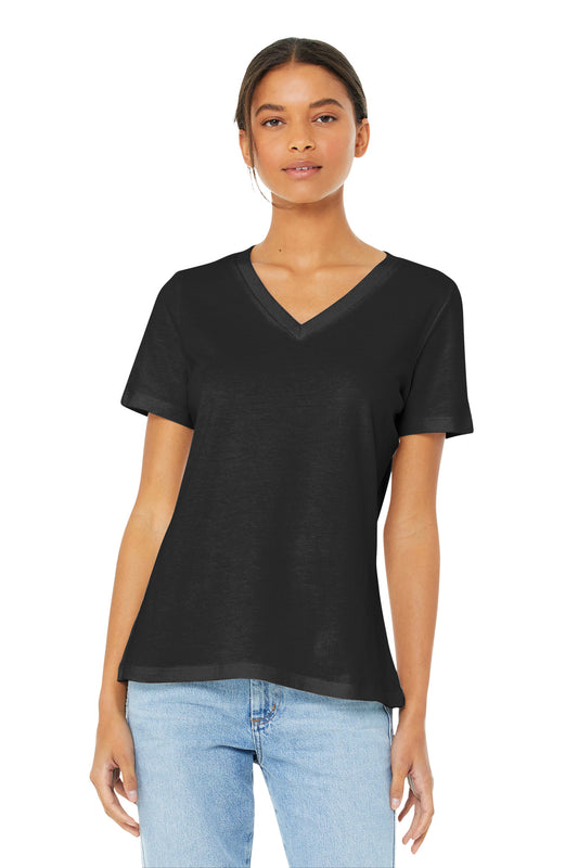 BELLA+CANVAS ? Women's Relaxed Jersey Short Sleeve V-Neck Tee. BC6405