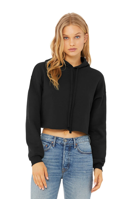 BELLA+CANVAS ? Women's Sponge Fleece Cropped Fleece Hoodie. BC7502