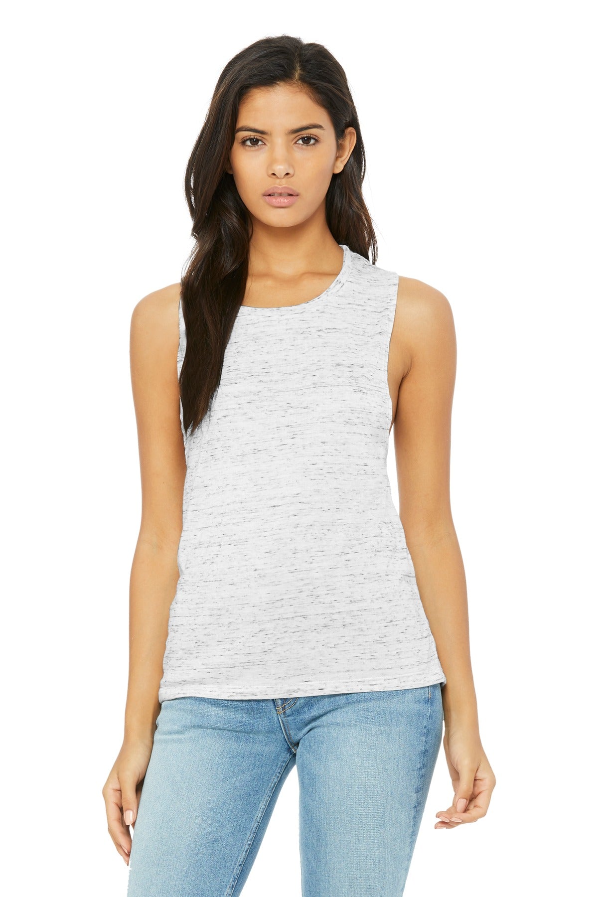 BELLA+CANVAS ? Women's Flowy Scoop Muscle Tank. BC8803