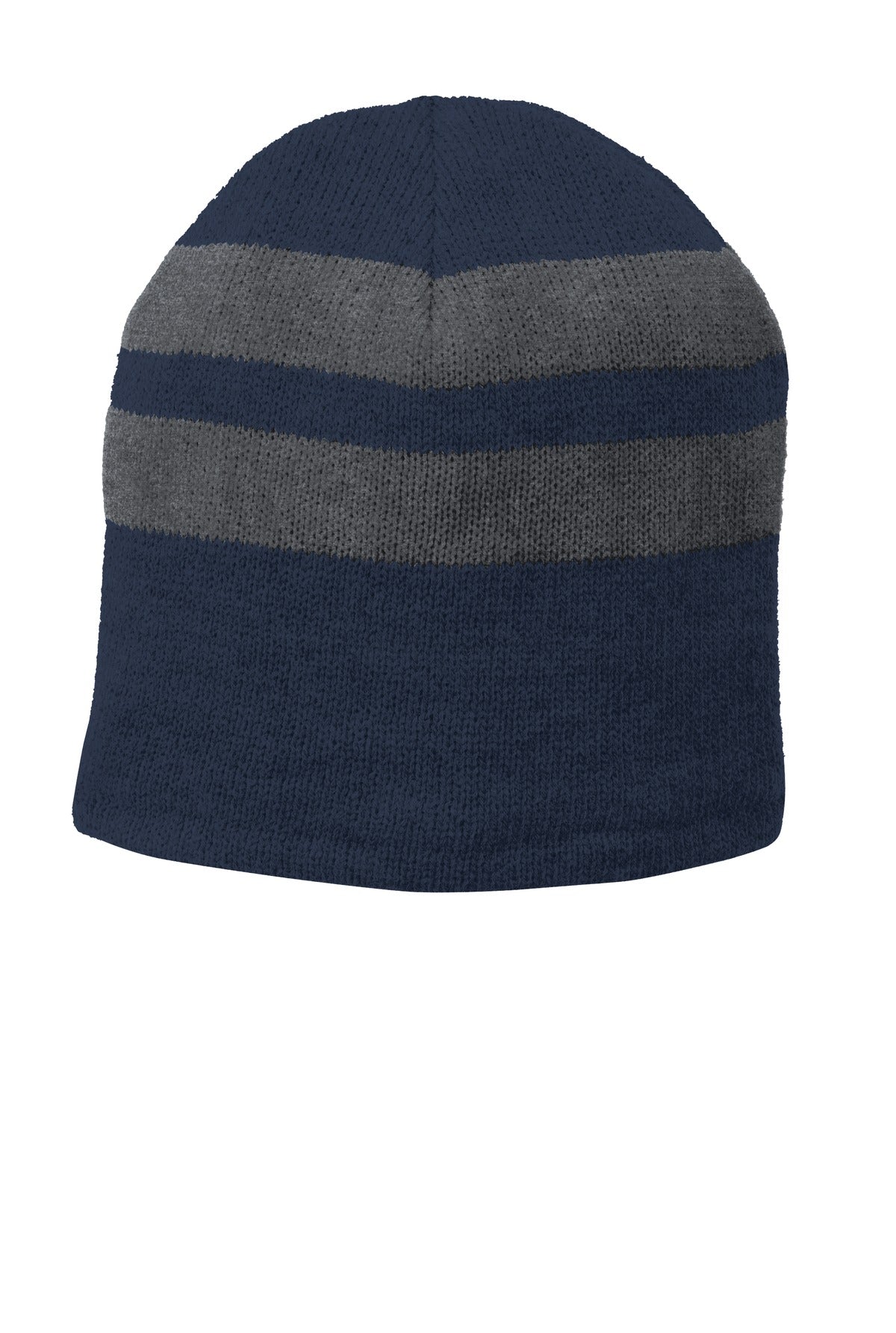 Port & Company? Fleece-Lined Striped Beanie Cap. C922