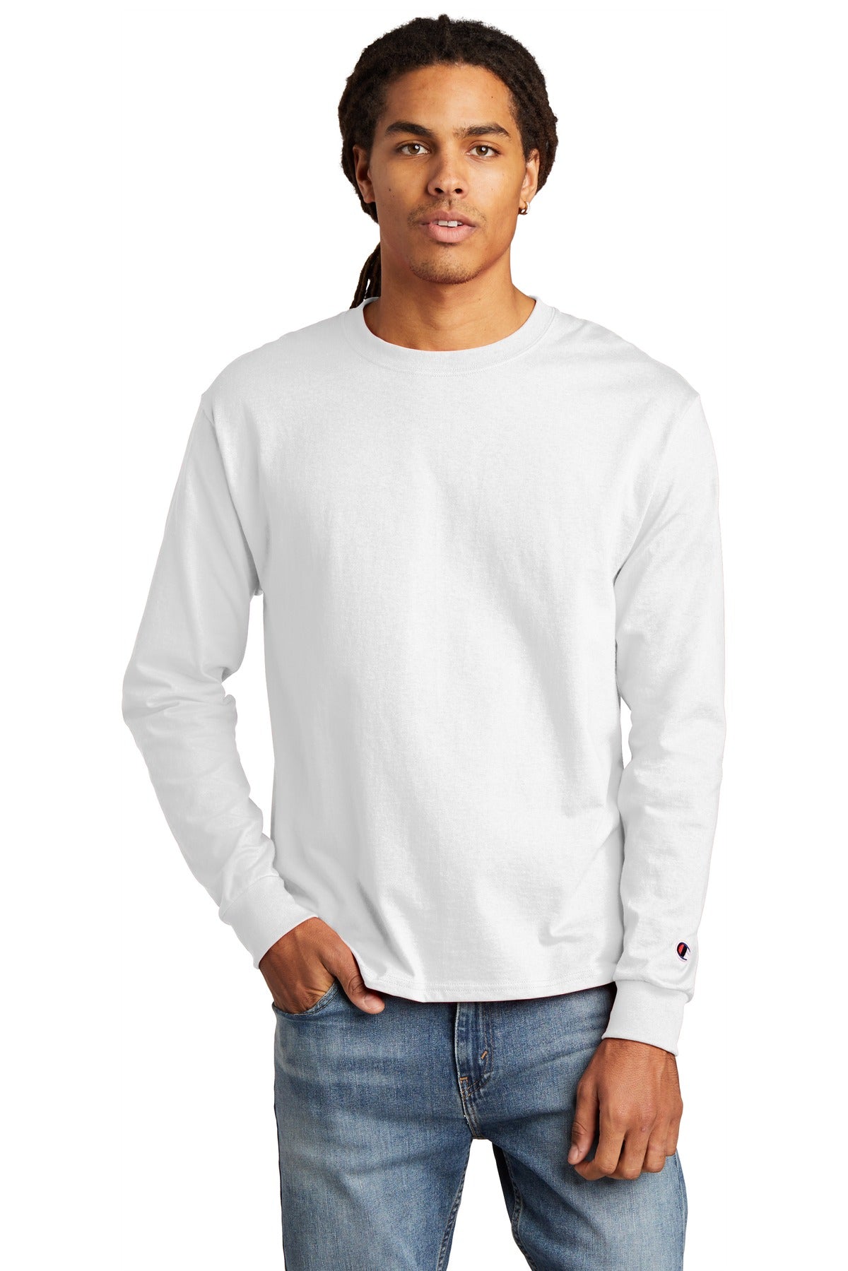 Champion ?  Heritage 5.2-Oz. Jersey Long Sleeve Tee CC8C