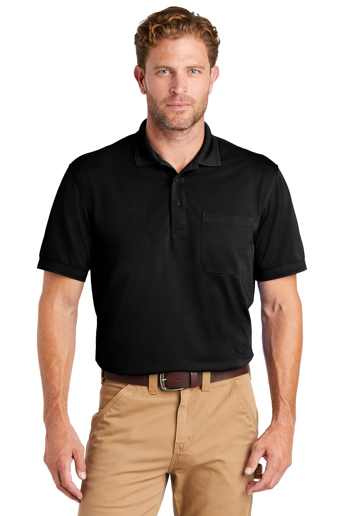 CornerStone ? Industrial Snag-Proof Pique Pocket Polo. CS4020P