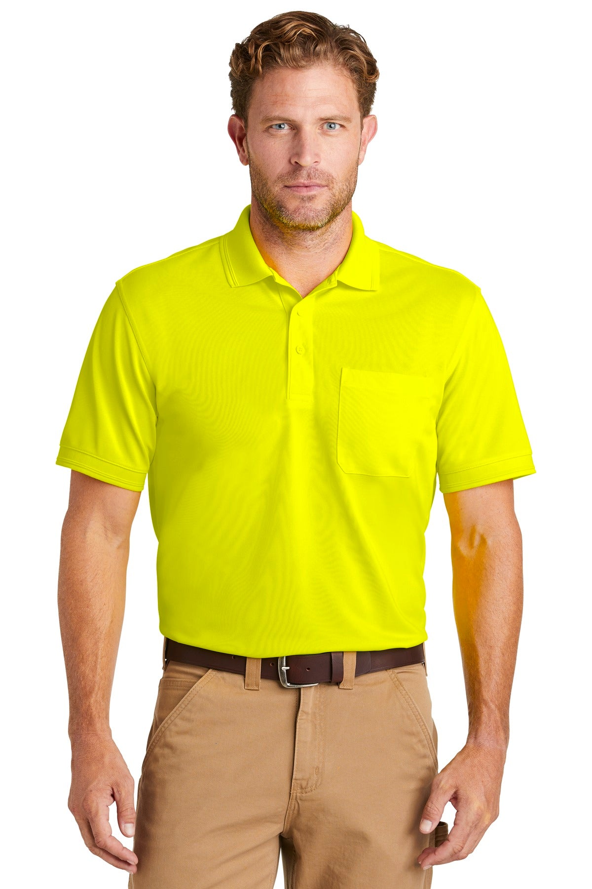 CornerStone ? Industrial Snag-Proof Pique Pocket Polo. CS4020P