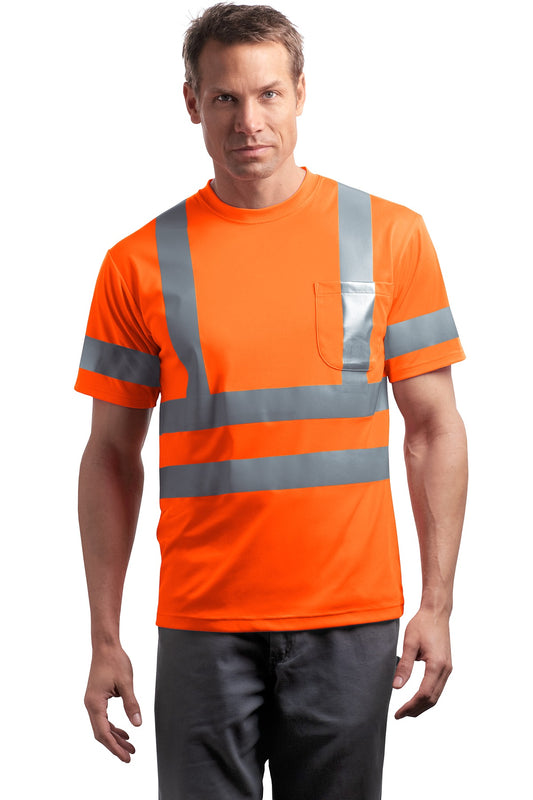 CornerStone? - ANSI 107 Class 3 Short Sleeve Snag-Resistant Reflective T-Shirt. CS408