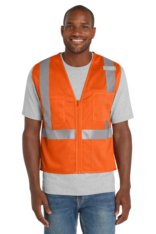 CornerStone ? ANSI 107 Class 2 Mesh Zippered Vest. CSV102