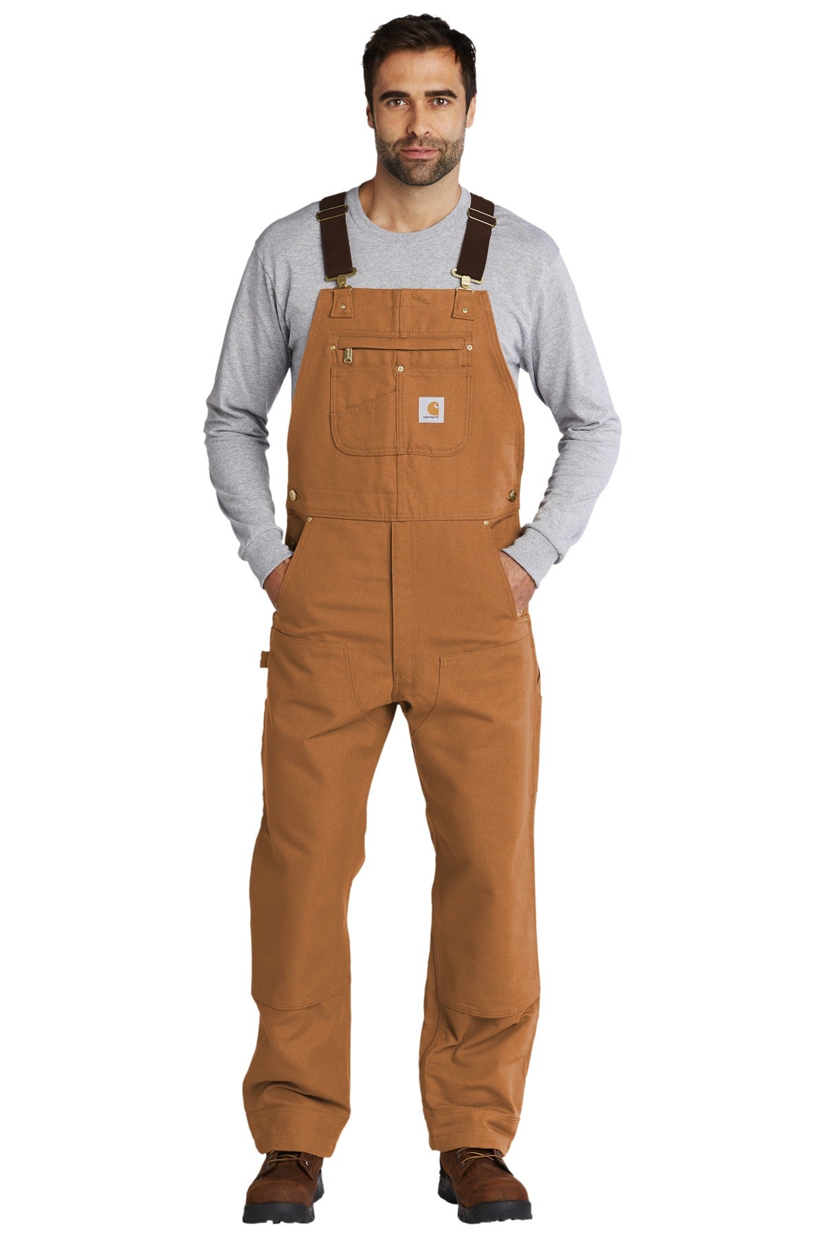 Carhartt? Duck Unlined Bib Overalls. CT102776