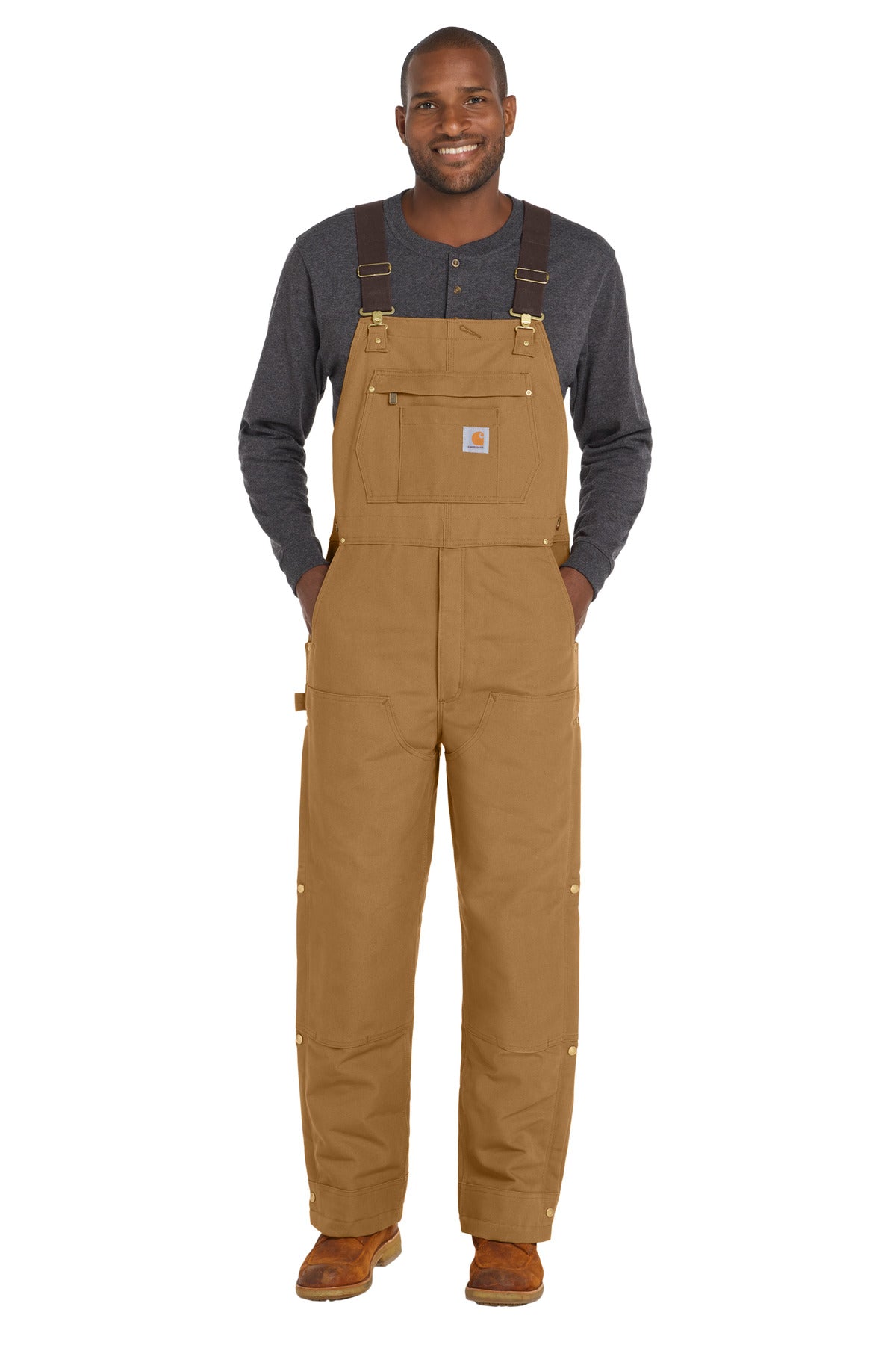 Carhartt? Tall Firm Duck Insulated Bib Overalls CTT106672