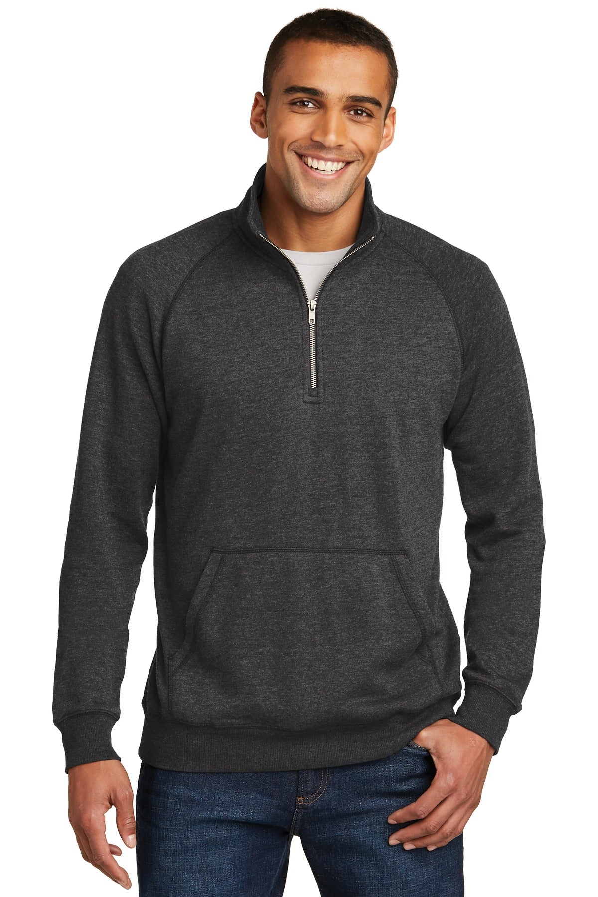 District? Lightweight Fleece 1/4-Zip. DM392