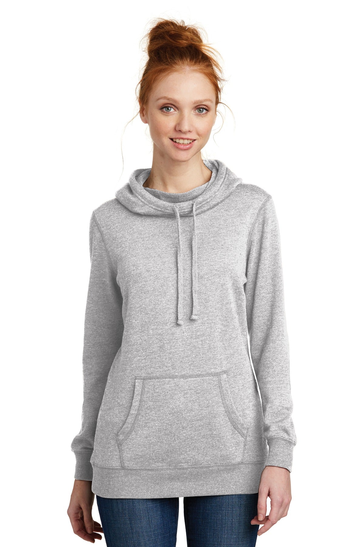 District ? Women's Lightweight Fleece Hoodie. DM493