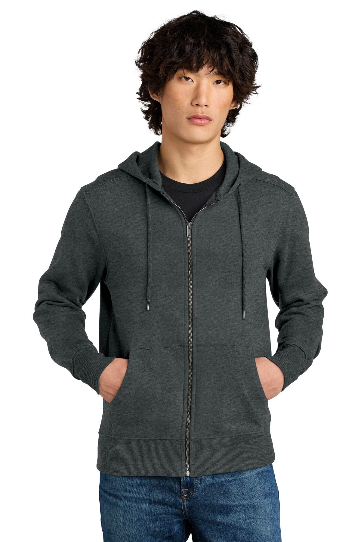 District ? Perfect Weight ? Fleece Full-Zip Hoodie DT1103