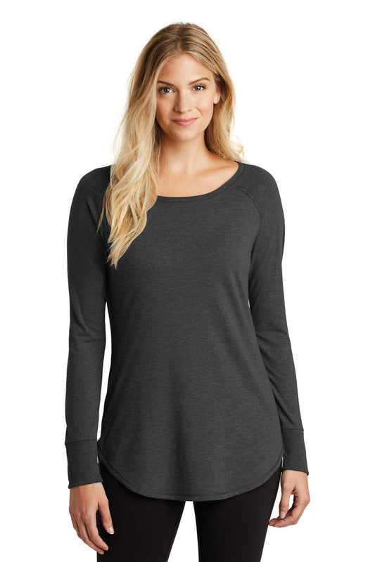 District ? Women's Perfect Tri ? Long Sleeve Tunic Tee. DT132L