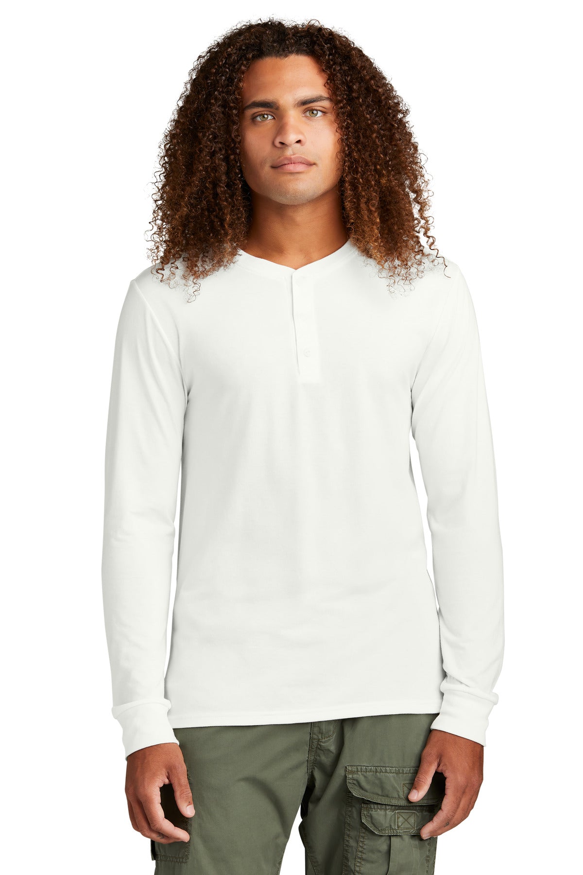 District? Perfect Tri? Long Sleeve Henley DT145