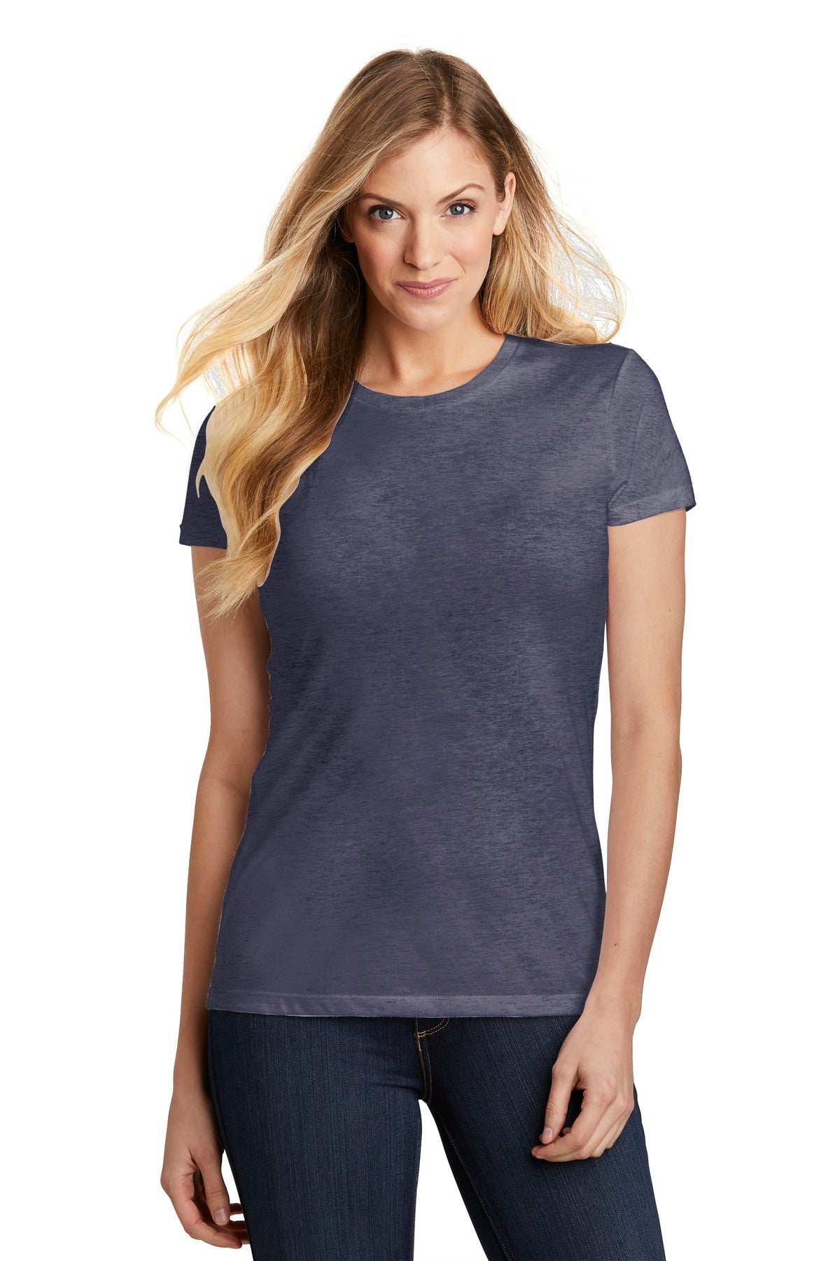 District ? Women's Fitted Perfect Tri ? Tee. DT155