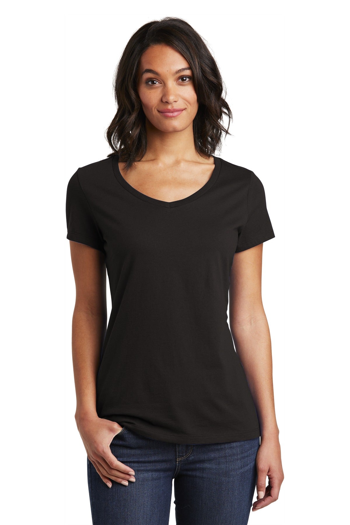 District ? Women's Very Important Tee ? V-Neck. DT6503