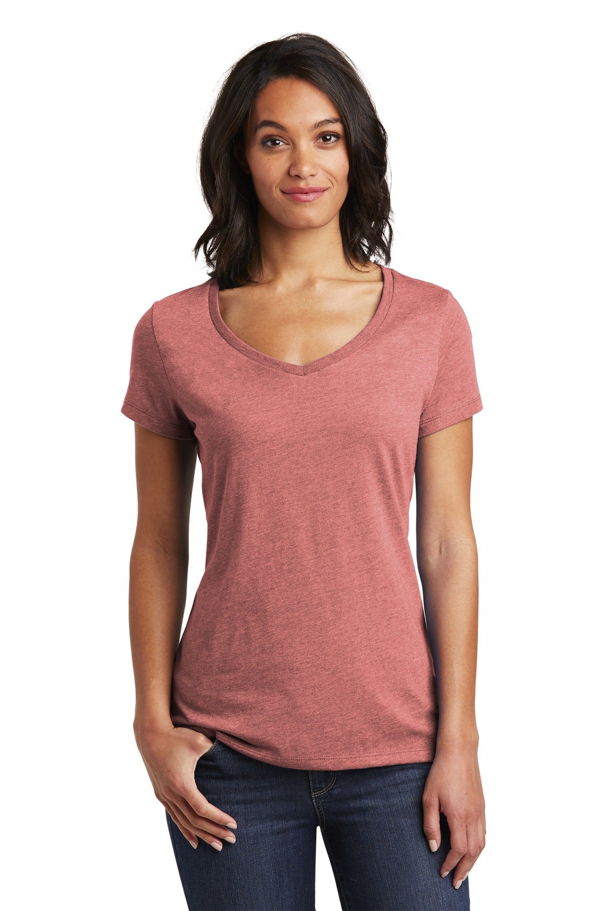 District ? Women's Very Important Tee ? V-Neck. DT6503