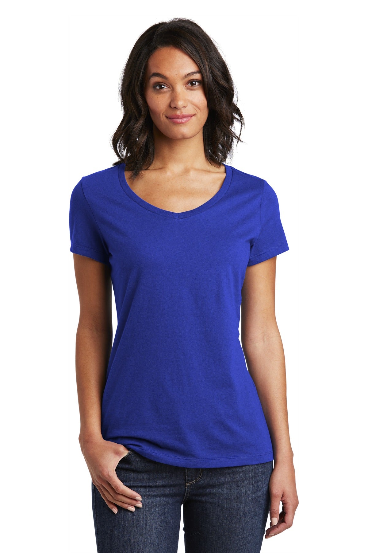 District ? Women's Very Important Tee ? V-Neck. DT6503