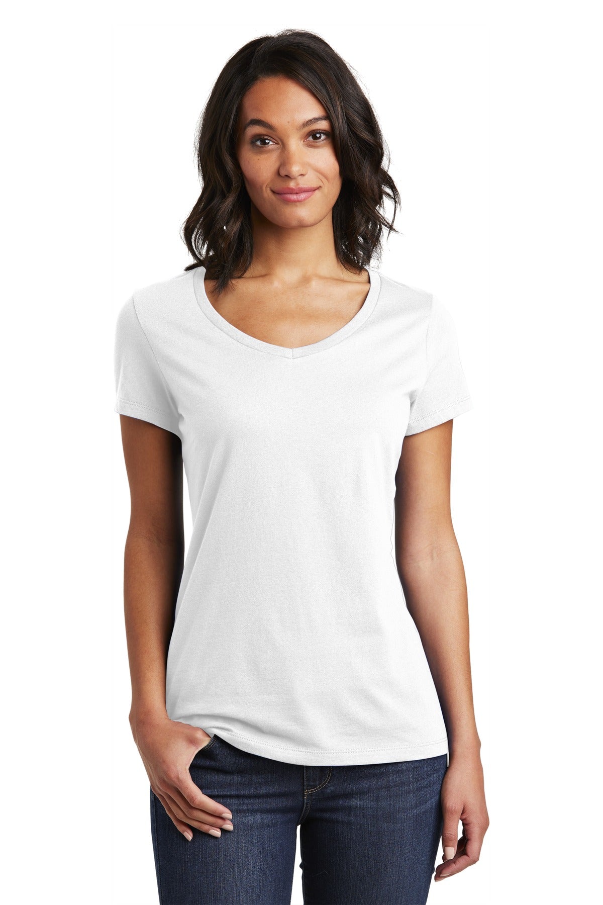 District ? Women's Very Important Tee ? V-Neck. DT6503