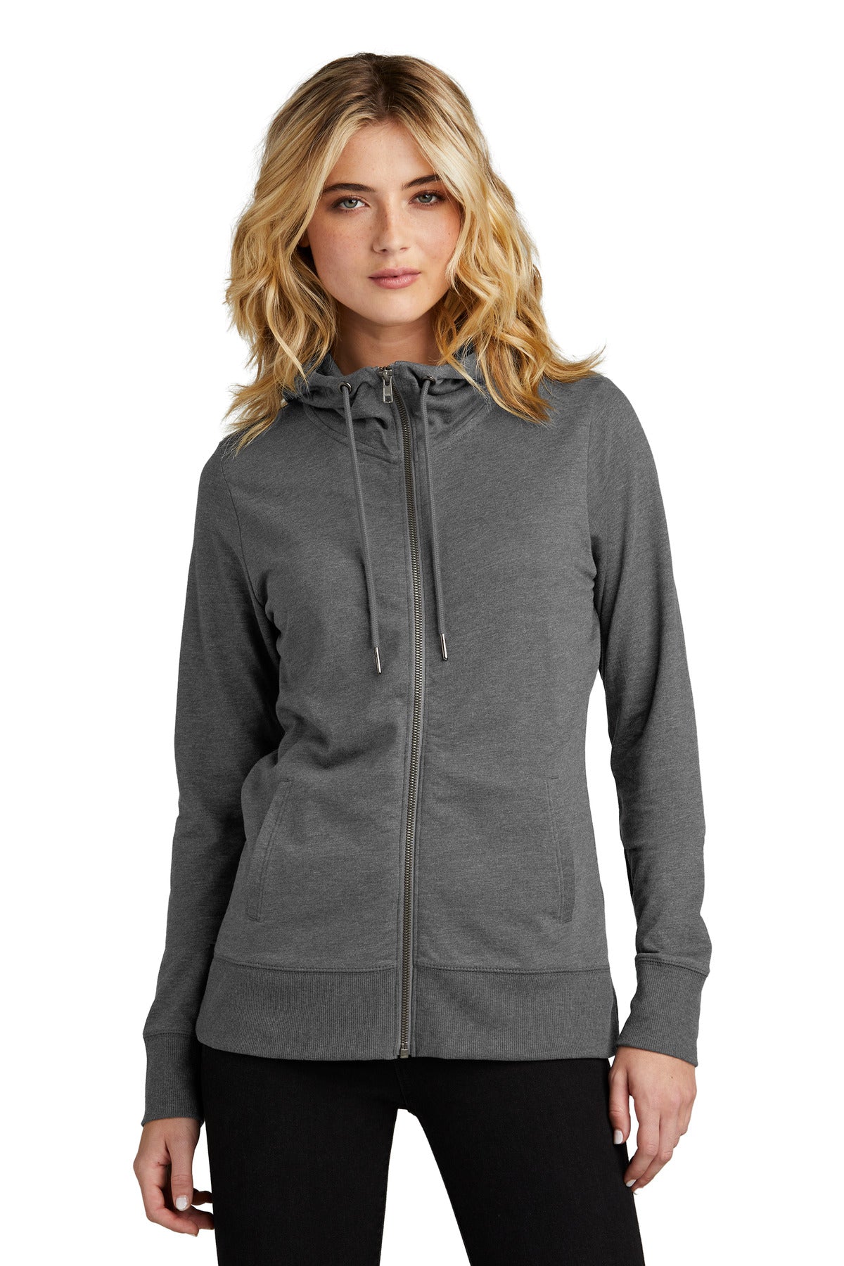 District? Women's Featherweight French Terry? Full-Zip Hoodie DT673