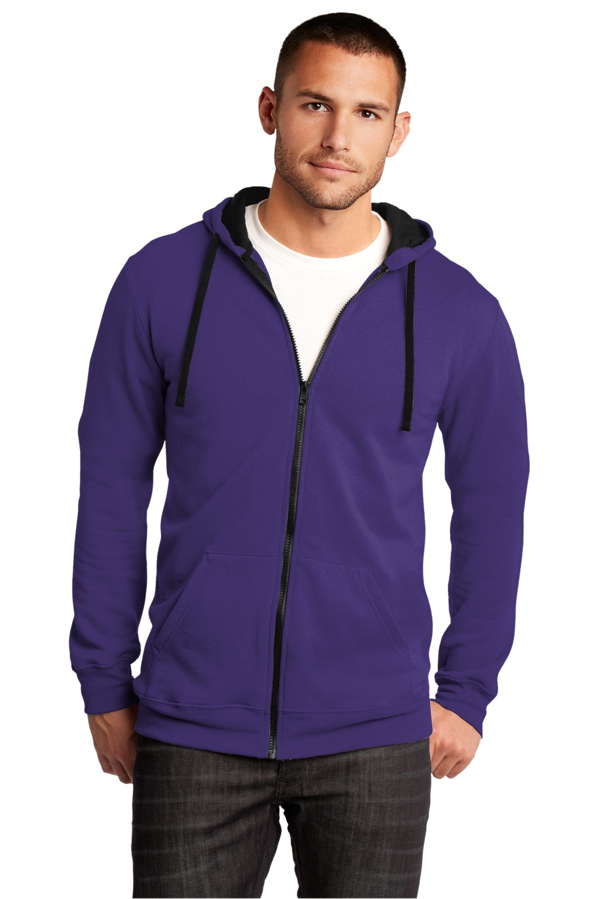 District? The Concert Fleece? Full-Zip Hoodie. DT800