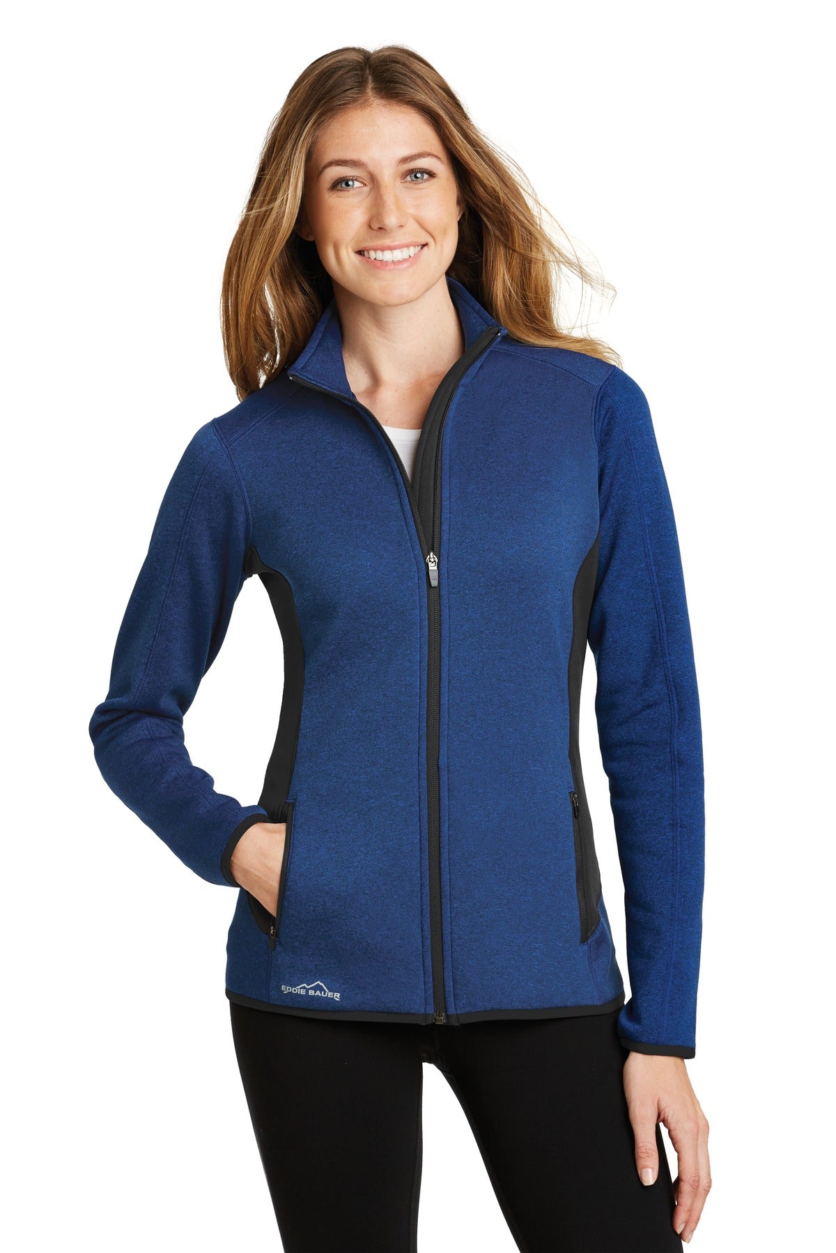 Eddie Bauer? Women's Full-Zip Heather Stretch Fleece Jacket. EB239