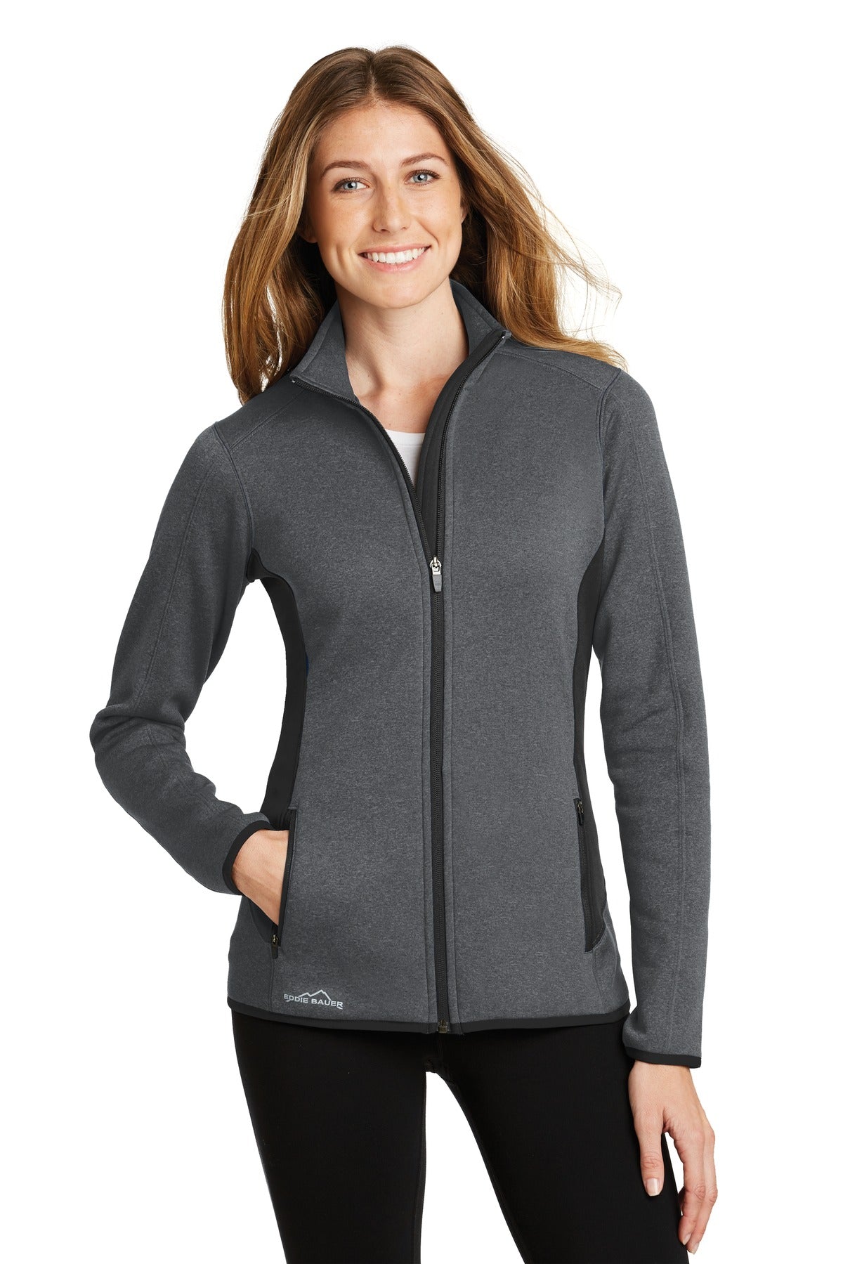 Eddie Bauer? Women's Full-Zip Heather Stretch Fleece Jacket. EB239