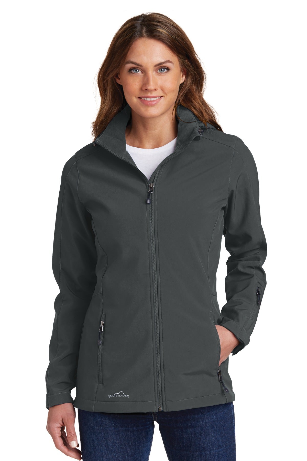 Eddie Bauer? Women's Hooded Soft Shell Parka. EB537