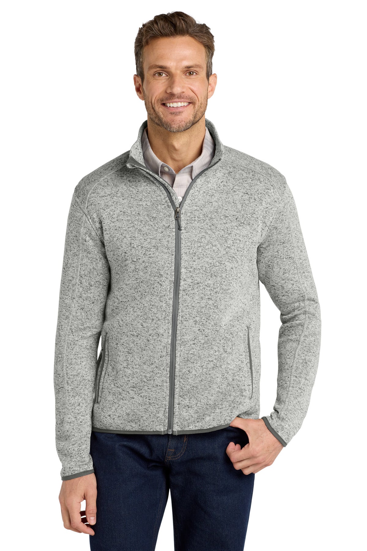 Port Authority? Sweater Fleece Jacket. F232