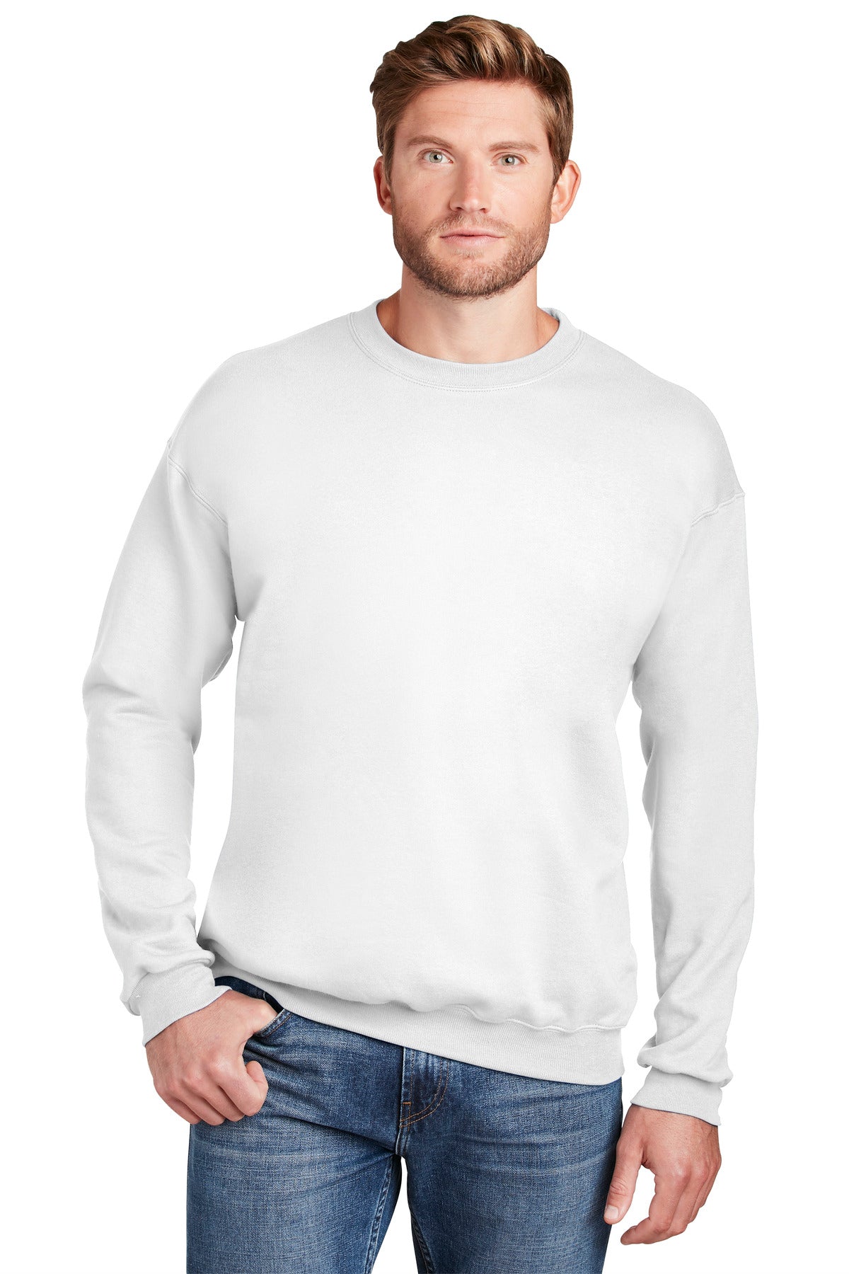 Hanes? Ultimate Cotton? - Crewneck Sweatshirt.  F260