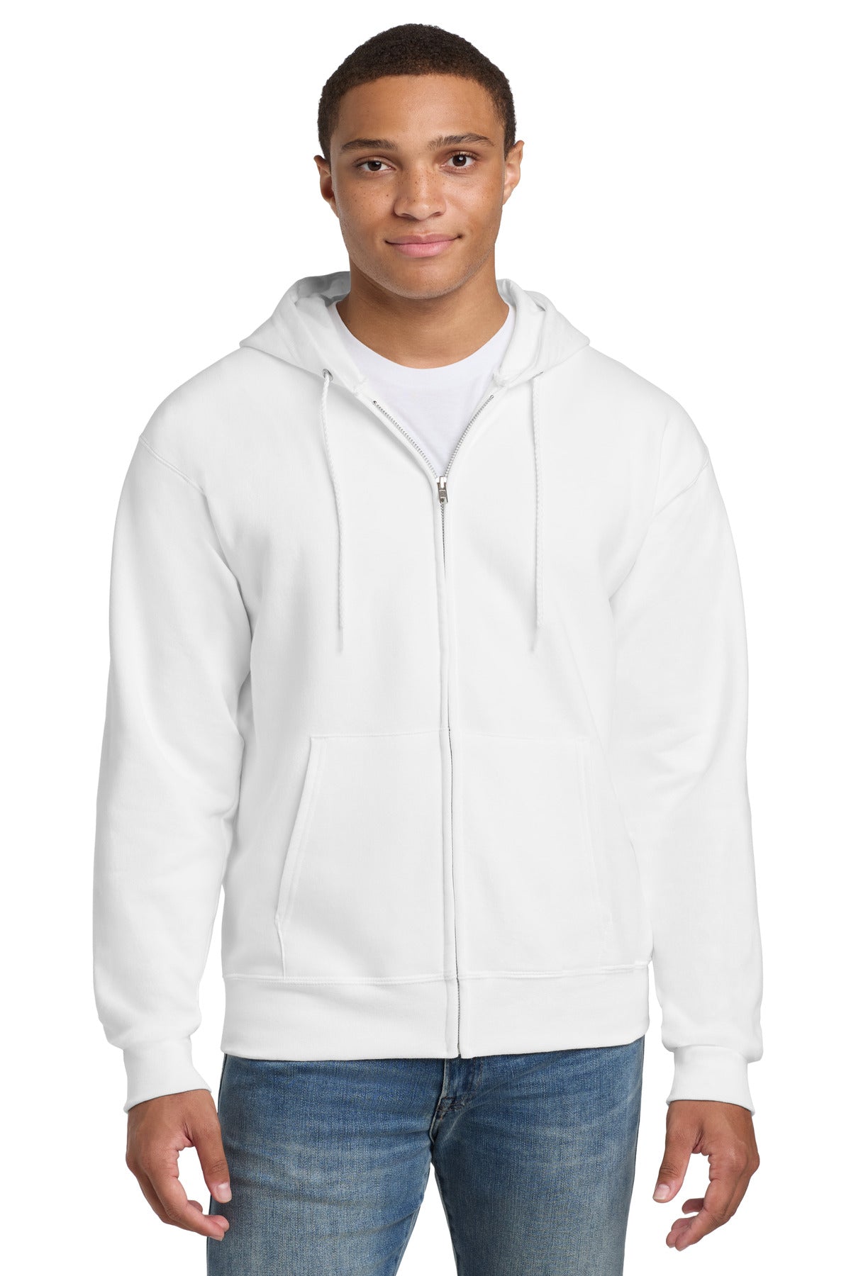 Hanes? Ultimate Cotton? - Full-Zip Hooded Sweatshirt.  F283