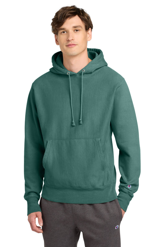 Champion ? Reverse Weave ? Garment-Dyed Hooded Sweatshirt. GDS101