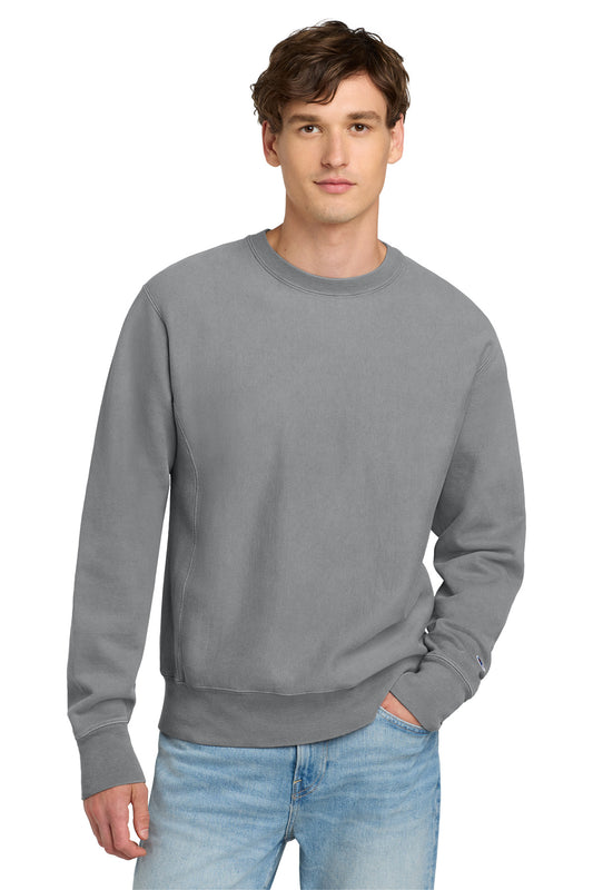 Champion ? Reverse Weave ? Garment-Dyed Crewneck Sweatshirt. GDS149