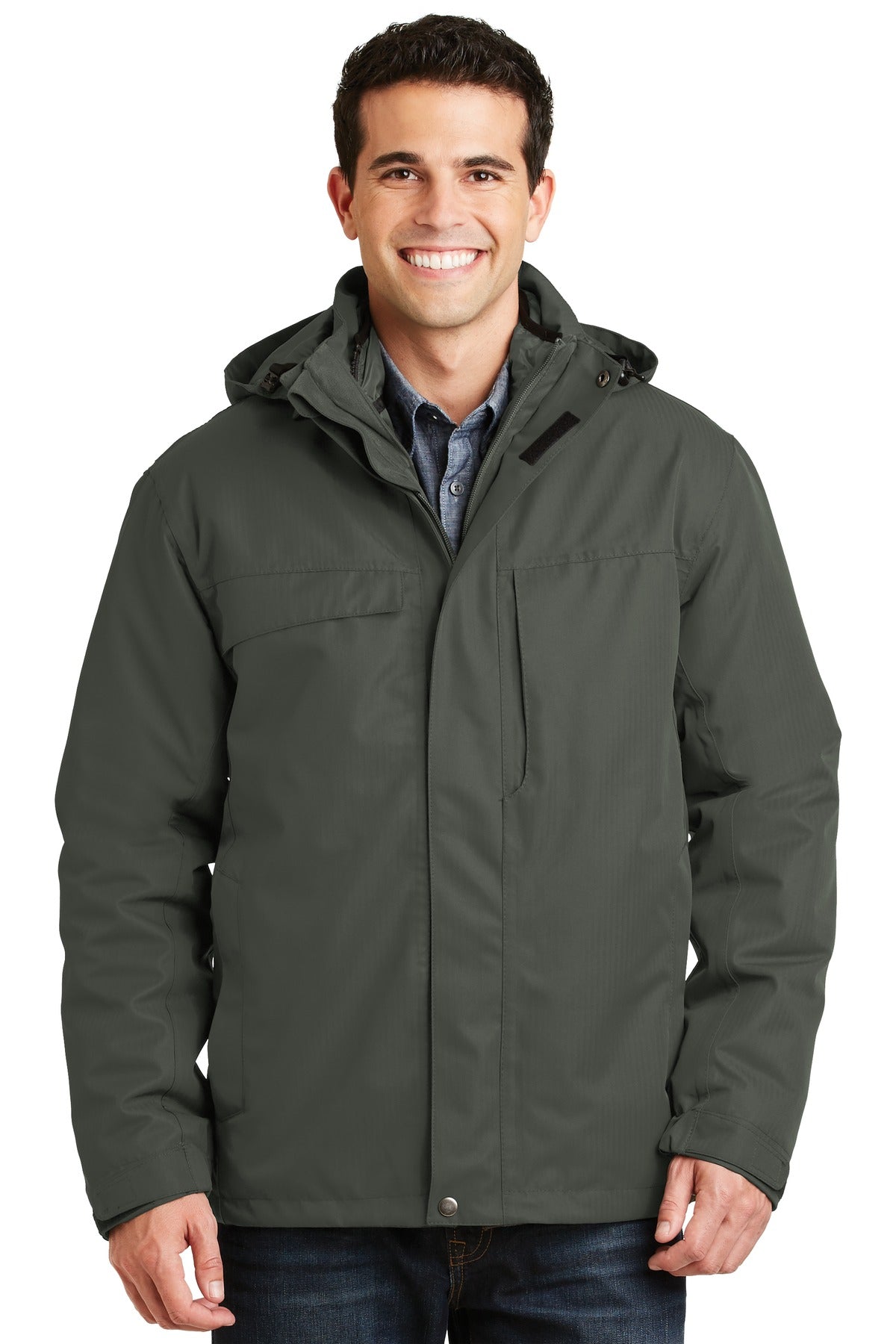 Port Authority? Herringbone 3-in-1 Parka. J302