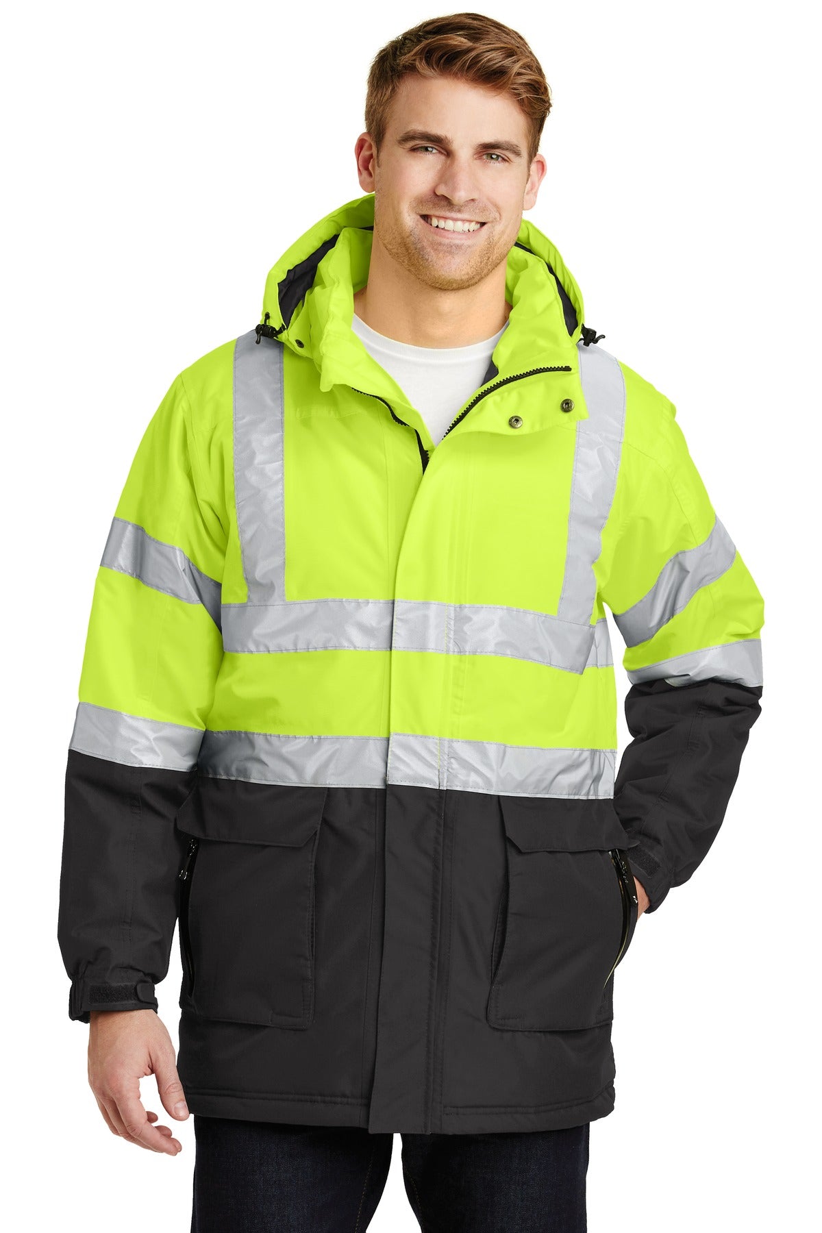 Port Authority? ANSI 107 Class 3 Safety Heavyweight Parka. J799S