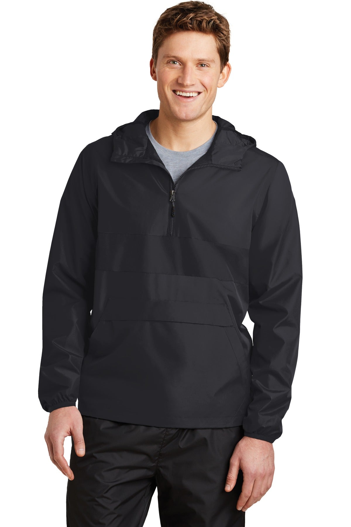 Sport-Tek? Zipped Pocket Anorak. JST65