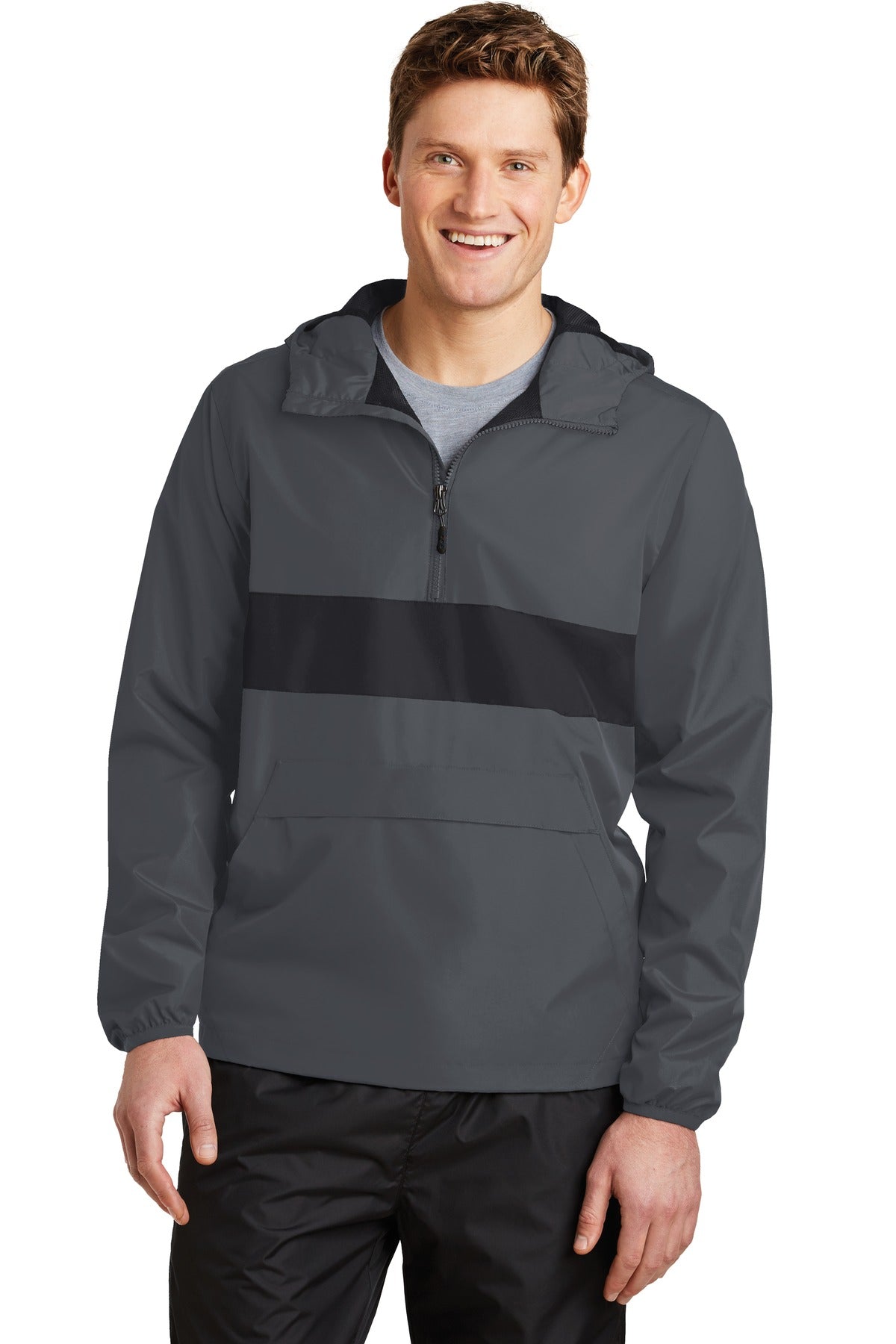 Sport-Tek? Zipped Pocket Anorak. JST65