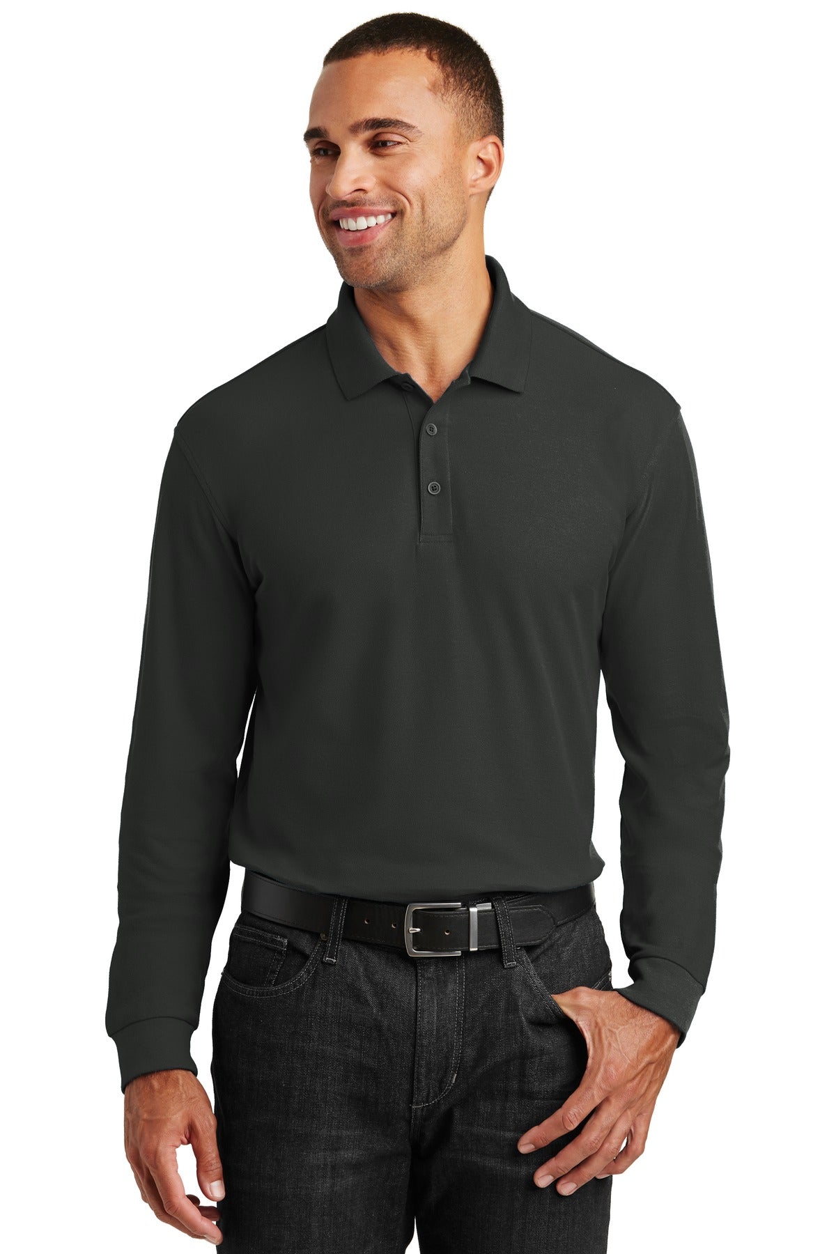 Port Authority? Long Sleeve Core Classic Pique Polo. K100LS