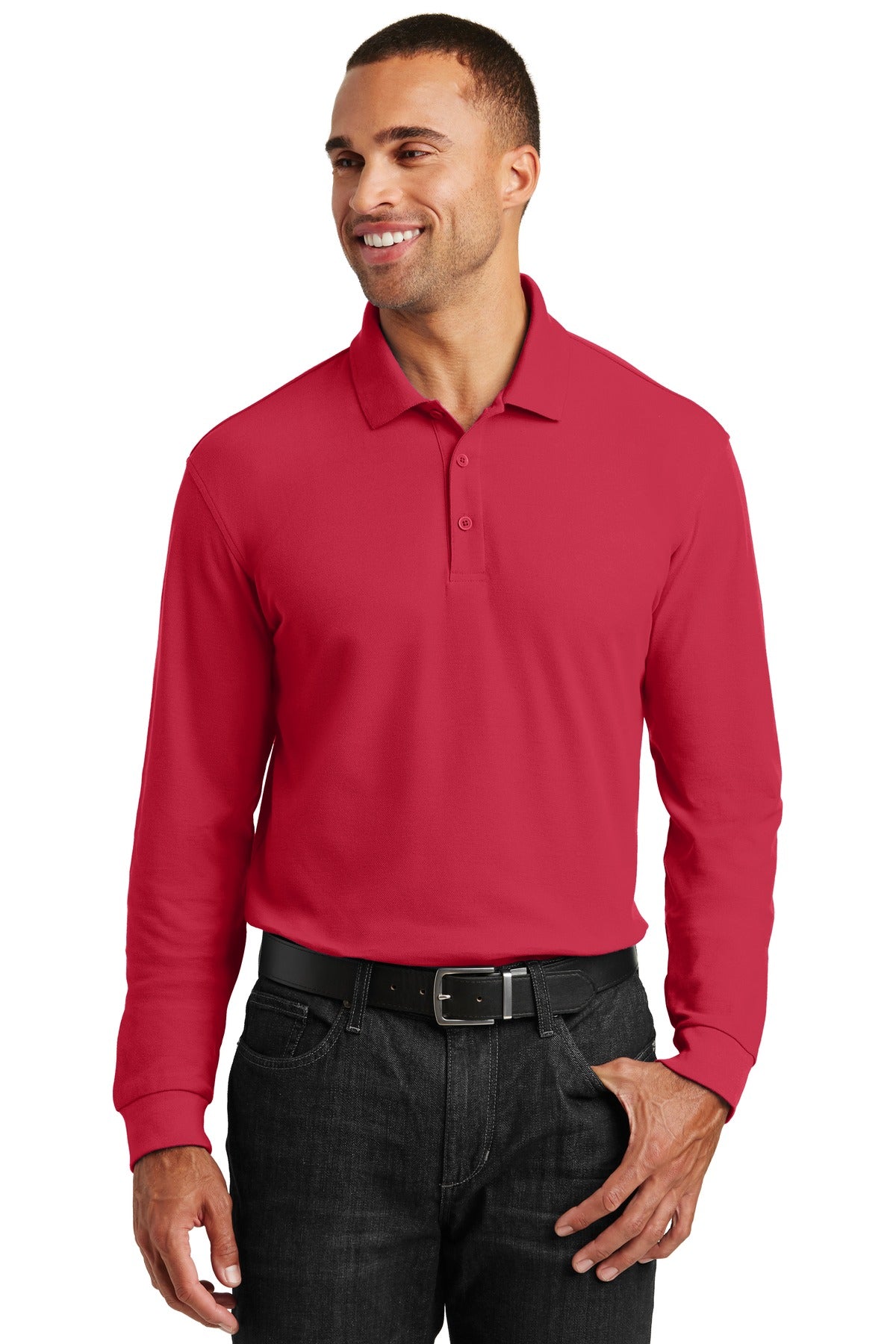 Port Authority? Long Sleeve Core Classic Pique Polo. K100LS