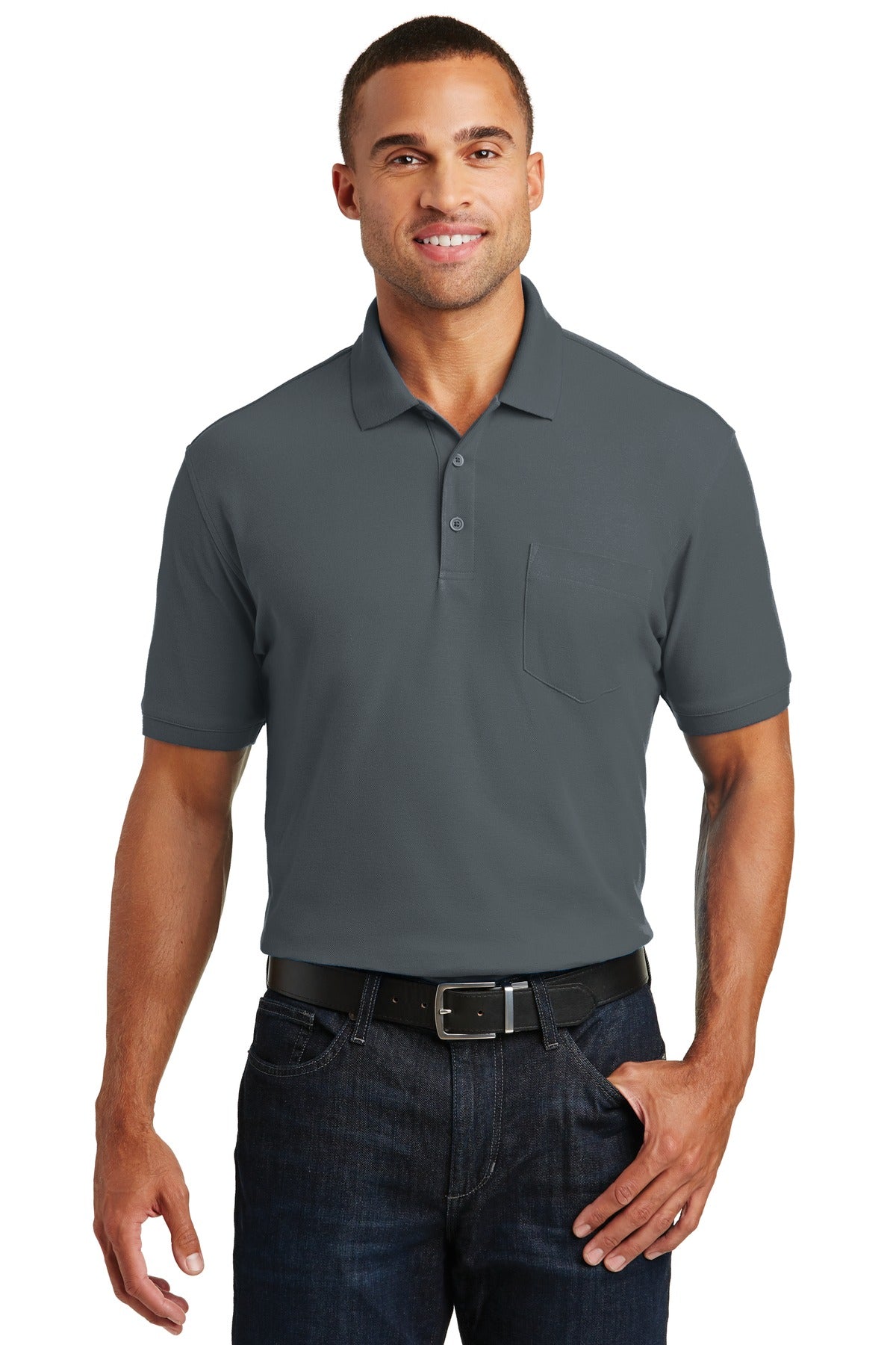 Port Authority? Core Classic Pique Pocket Polo. K100P