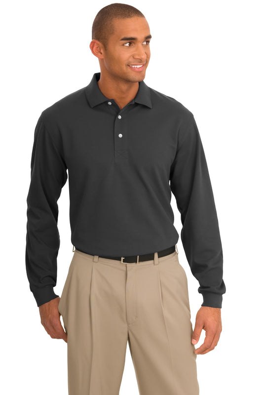 Port Authority? Rapid Dry? Long Sleeve Polo.  K455LS