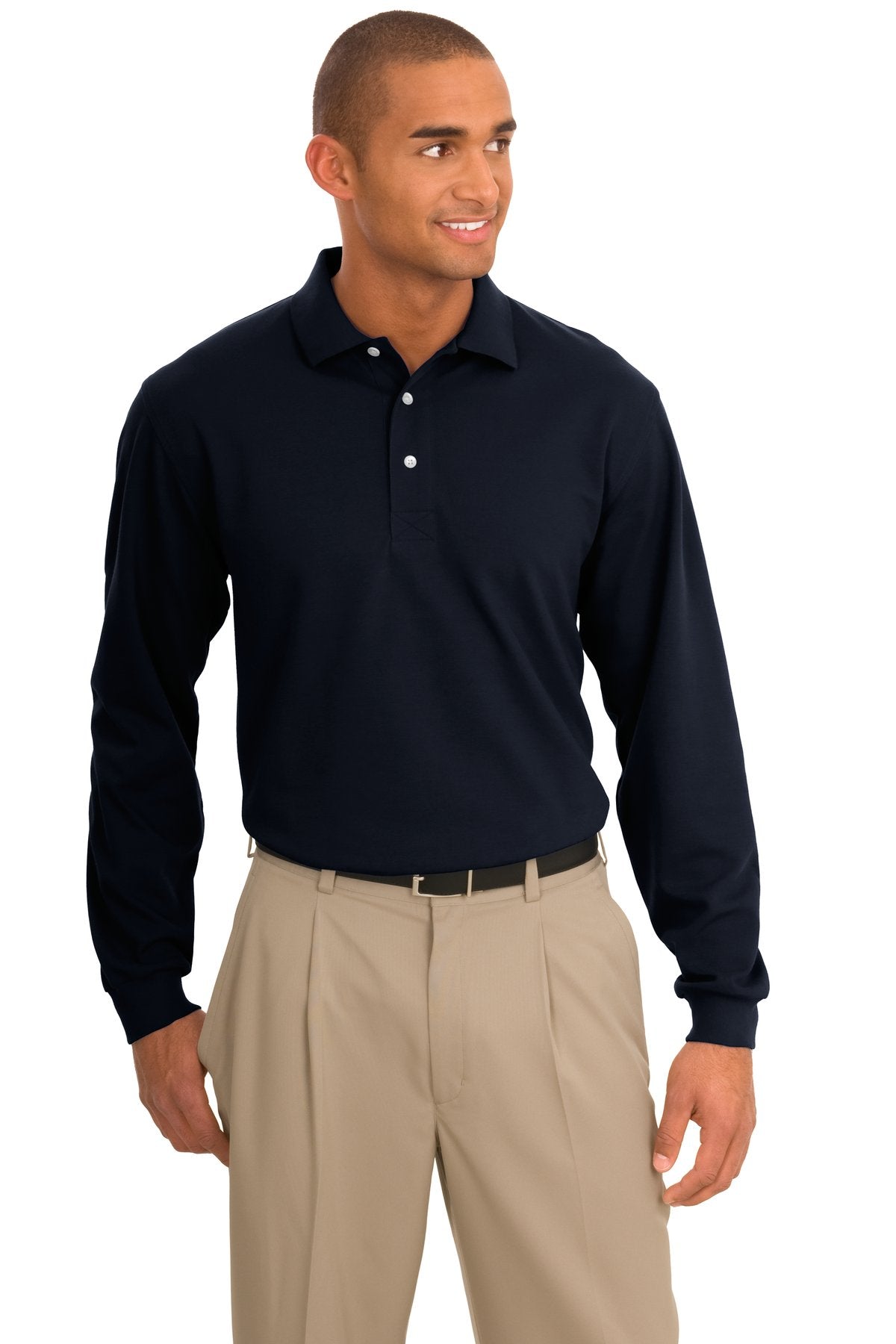 Port Authority? Rapid Dry? Long Sleeve Polo.  K455LS