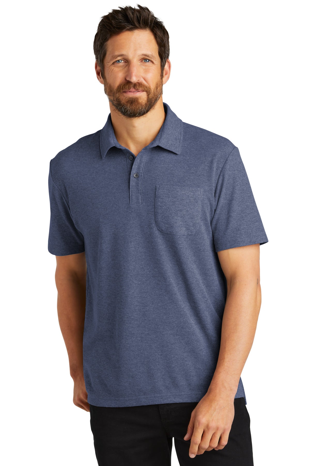 Port Authority? C-FREE? Cotton Blend Pique Pocket Polo K868