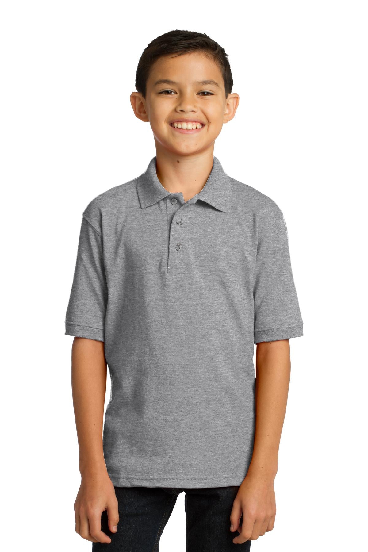 Port & Company? Youth Core Blend Jersey Knit Polo. KP55Y