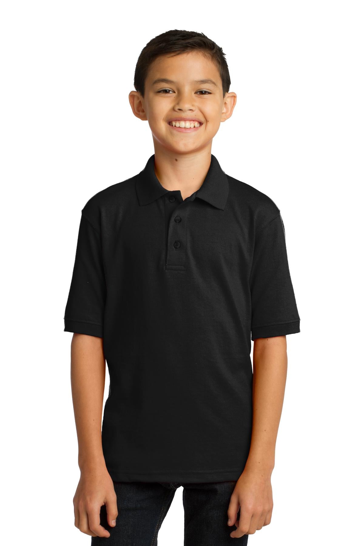 Port & Company? Youth Core Blend Jersey Knit Polo. KP55Y