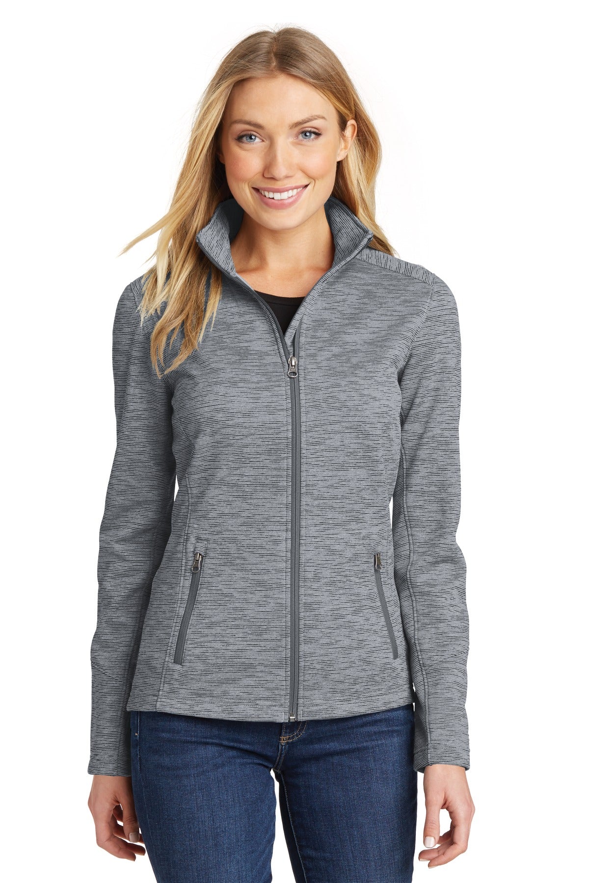 Port Authority? Women's Digi Stripe Fleece Jacket. L231