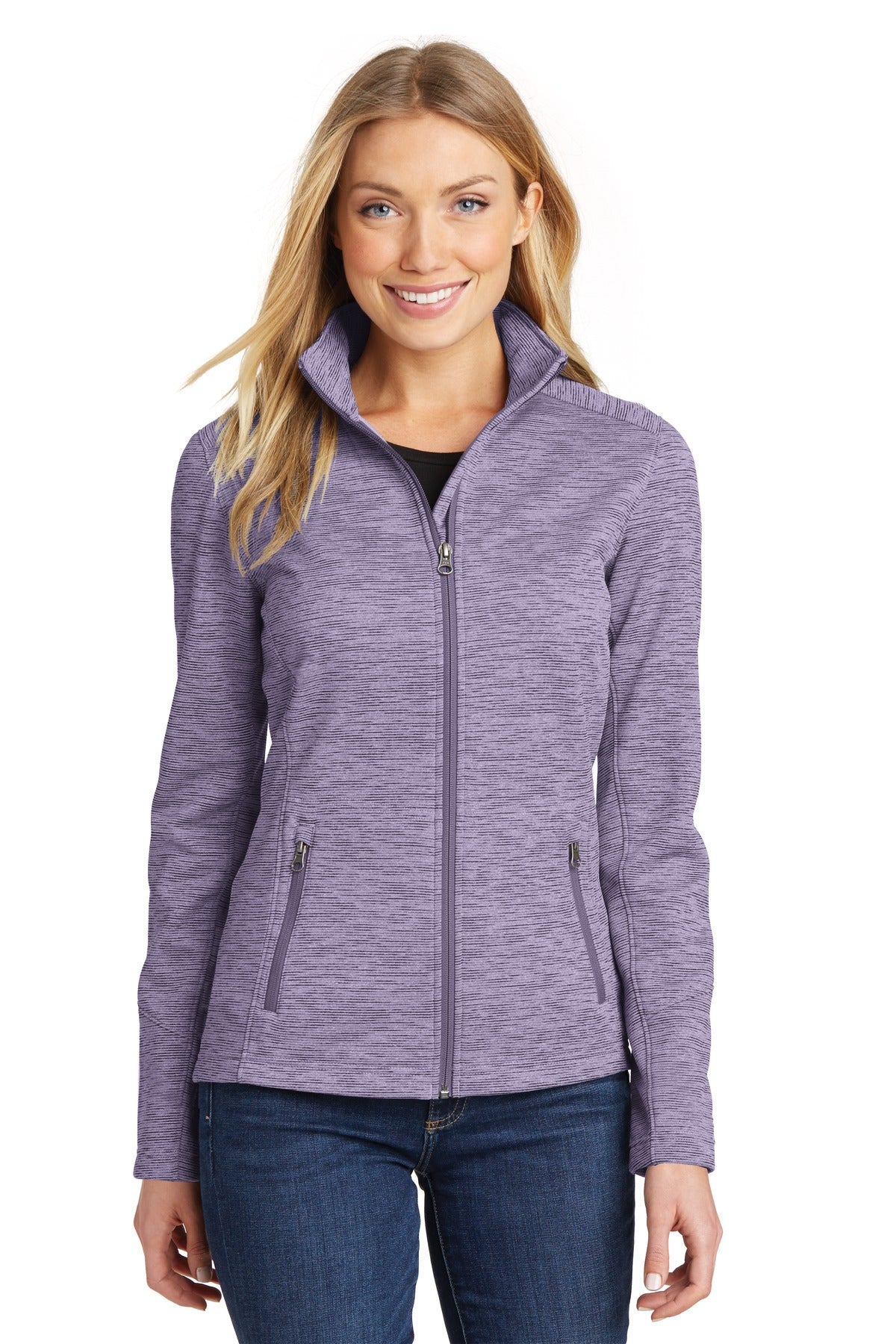 Port Authority? Women's Digi Stripe Fleece Jacket. L231