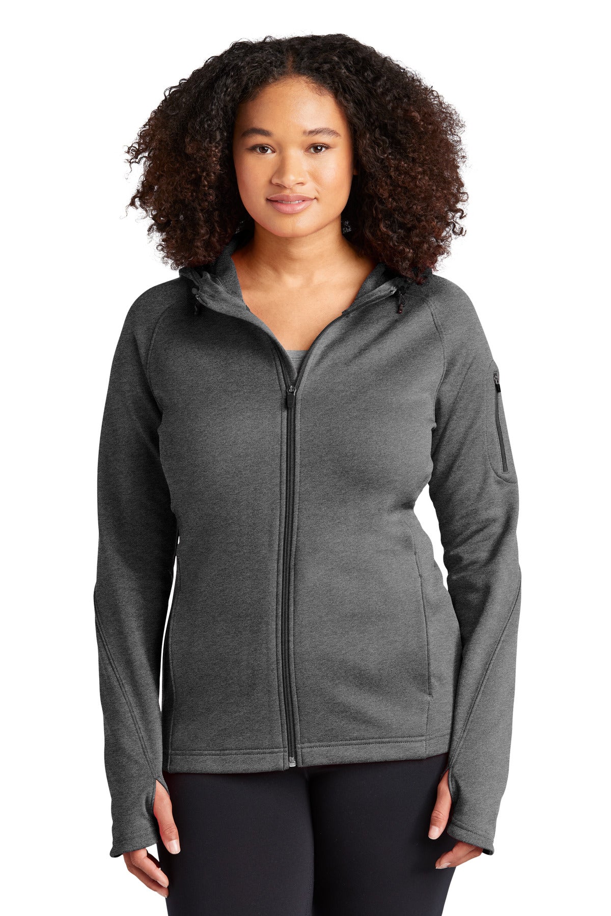 Sport-Tek? Women's Tech Fleece Full-Zip Hooded Jacket. L248