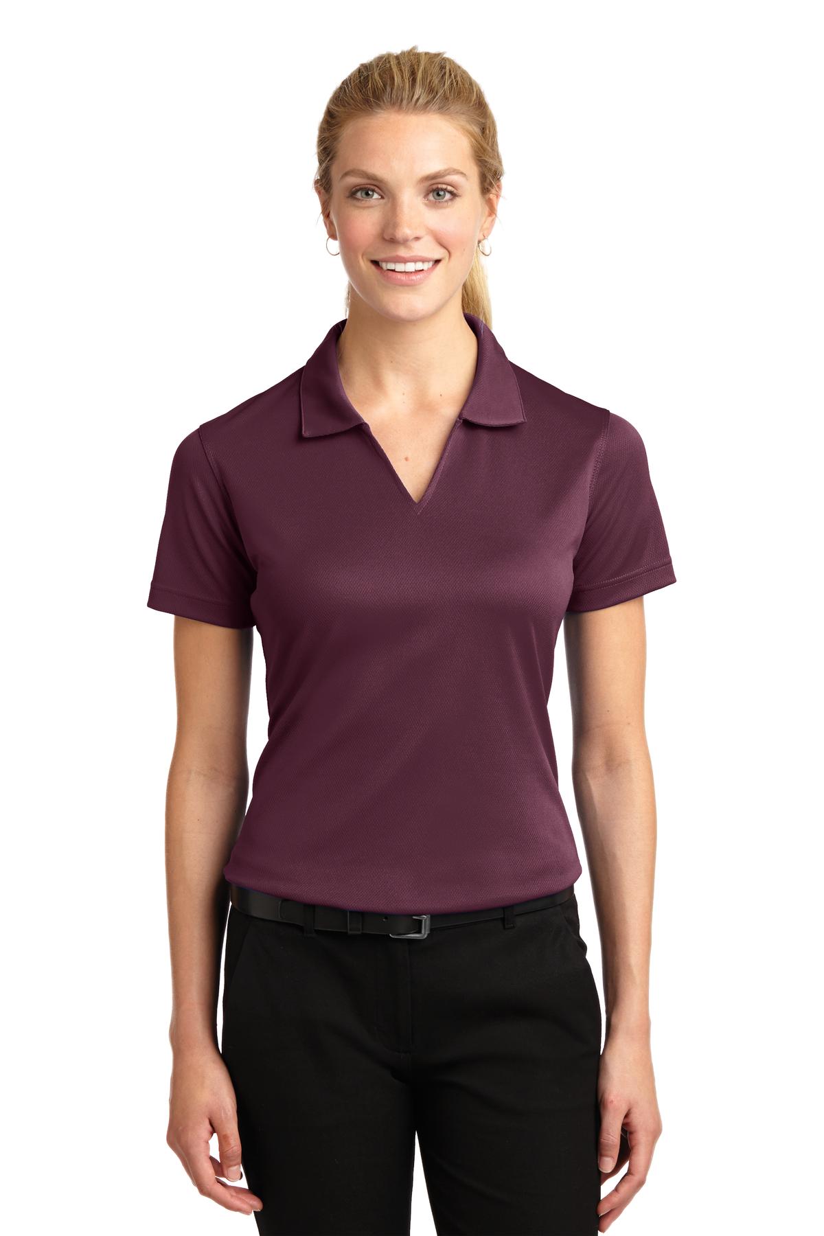 Sport-Tek? Women's Dri-Mesh? V-Neck Polo.  L469