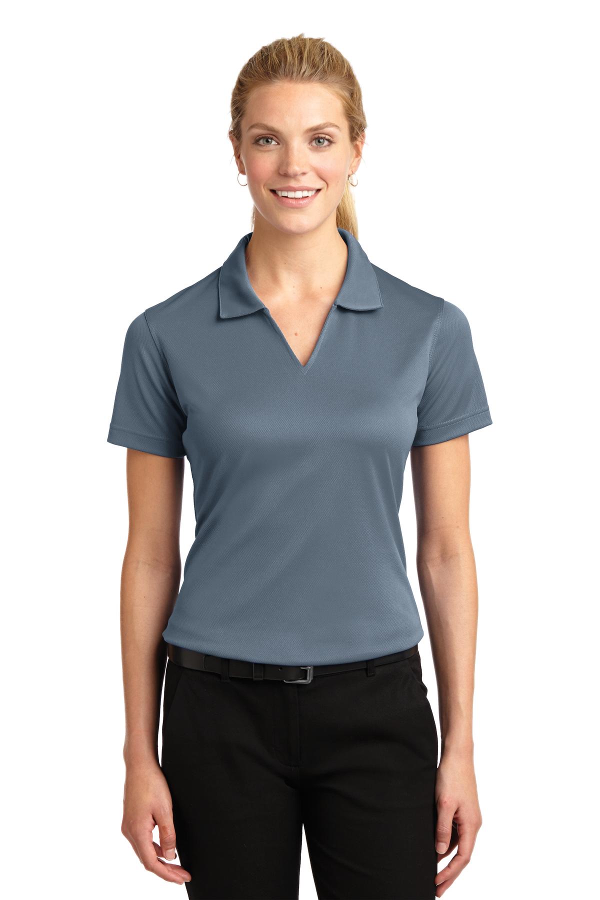 Sport-Tek? Women's Dri-Mesh? V-Neck Polo.  L469