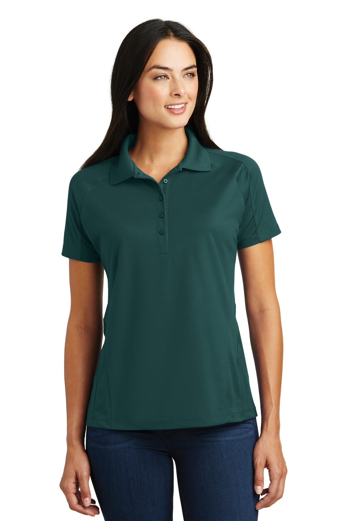 Sport-Tek? Women's Dri-Mesh? Pro Polo. L474