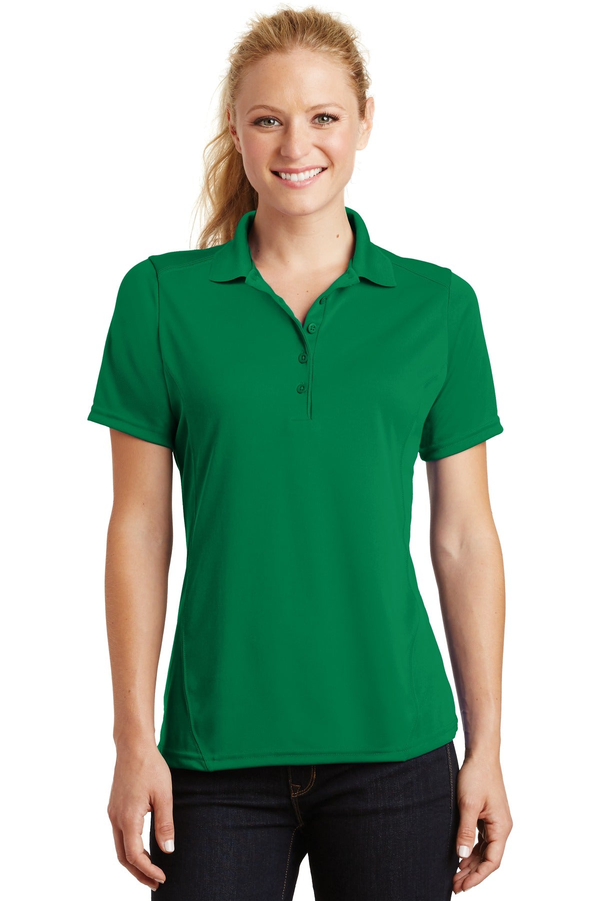 Sport-Tek? Women's Dry Zone? Raglan Accent Polo. L475